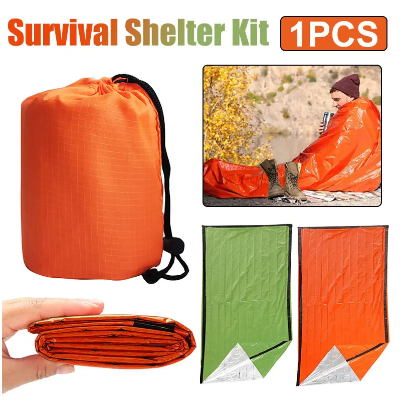 Portable Ultralight PE Thermal Tent Shelter Tube Outdoor Rescue Waterproof Emergency Survival Tent First Aid Safety Survival Kit
Portable Ultralight PE Thermal Tent Shelter Tube Outdoor Rescue Waterproof Emergency Survival Tent First Aid Safety Survival Kit