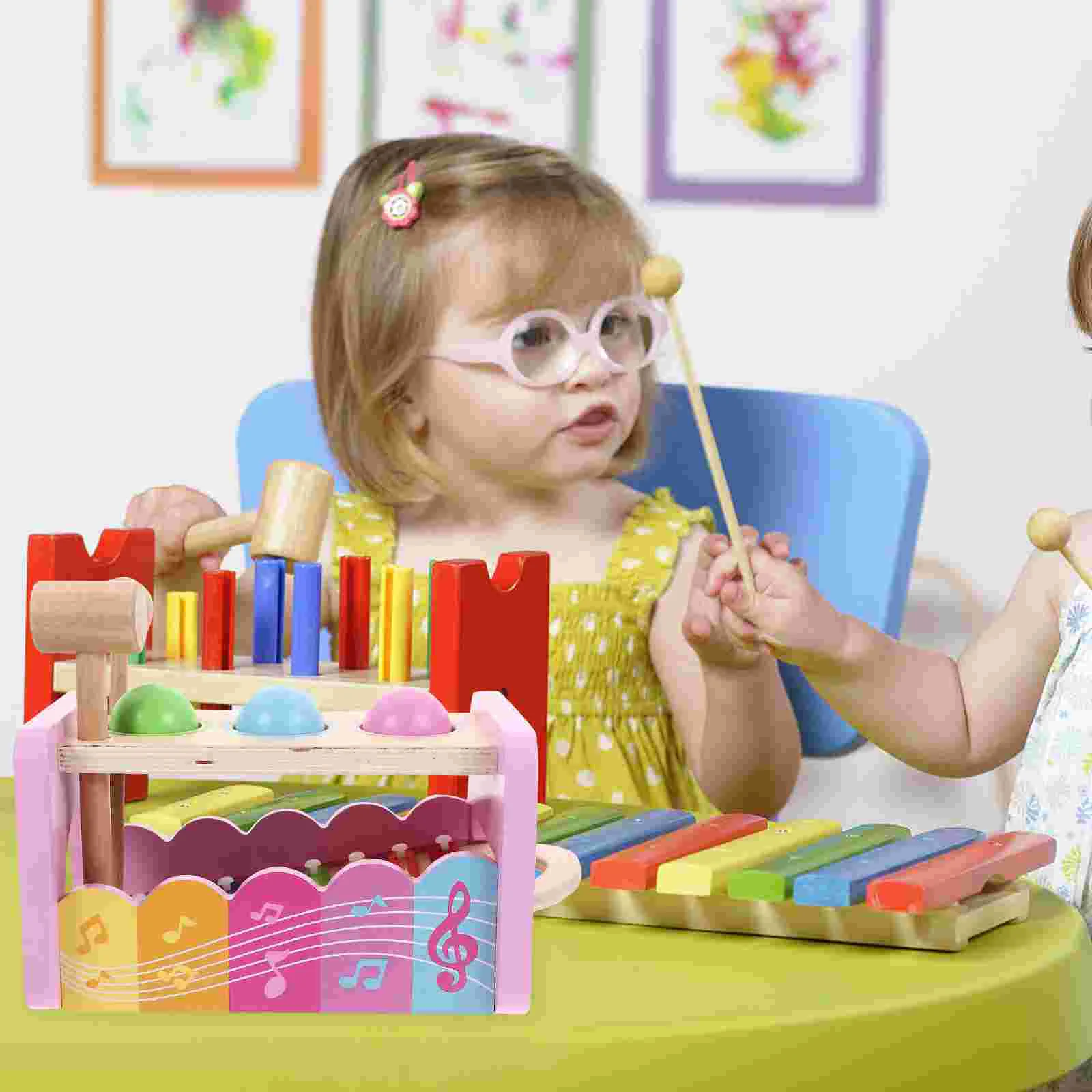 Wooden Ball Drop Toy Kids Hammering Toys Pounding Xylophone Babies 6 Months Montessori Plaything Toddlers Music
Wooden Ball Drop Toy Kids Hammering Toys Pounding Xylophone Babies 6 Months Montessori Plaything Toddlers Music