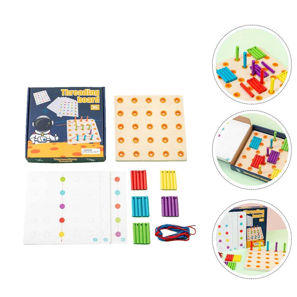 Threading Preschoollearning Wood Lacing Laces Block Coordination Early Learn Motor Fine Game Puzzle Board Montessori Beads
Threading Preschoollearning Wood Lacing Laces Block Coordination Early Learn Motor Fine Game Puzzle Board Montessori Beads