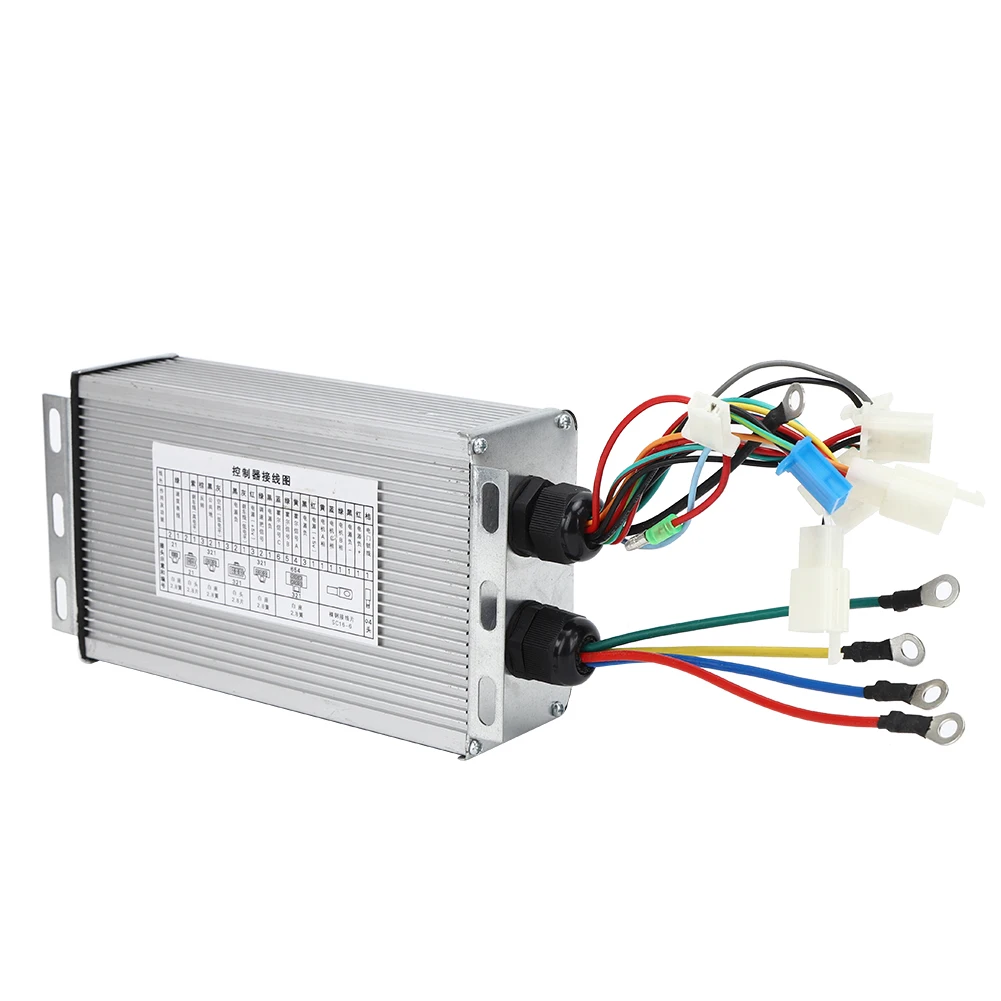 18Tube 48V1000W Electric Bike Aluminium Alloy Brushless Controller Large Power E-Bike Accessory
18Tube 48V1000W Electric Bike Aluminium Alloy Brushless Controller Large Power E-Bike Accessory