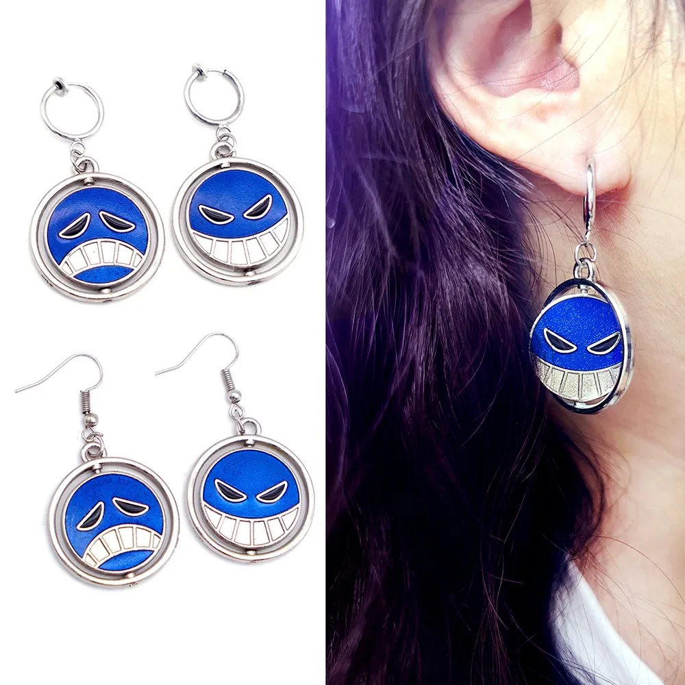 Ace Earrings for Women Men Anime Metal Anime Brincos Jewelry Rotating Pendant Drop Clip On Earring Charm Gift Accessories
Ace Earrings for Women Men Anime Metal Anime Brincos Jewelry Rotating Pendant Drop Clip On Earring Charm Gift Accessories