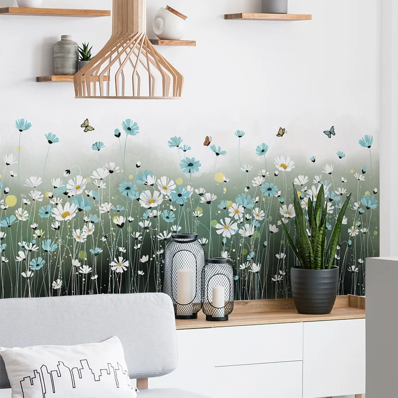 Wall Stickers Flowers for Living Room Office Wall Decoration Waterproof Decals Murals Removable Vinyl Self-Adhesive Wallpaper
Wall Stickers Flowers for Living Room Office Wall Decoration Waterproof Decals Murals Removable Vinyl Self-Adhesive Wallpaper