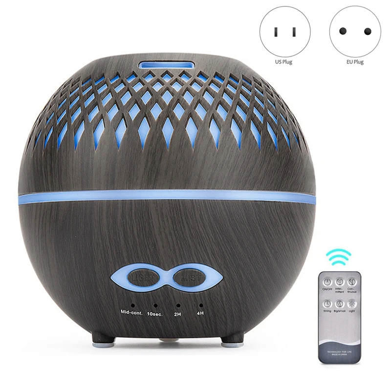 Aroma Diffuser Ultrasonic Air Humidifier LED Lamp Aromatherapy Mist Maker Remote Control Essential Oil Diffuser
Aroma Diffuser Ultrasonic Air Humidifier LED Lamp Aromatherapy Mist Maker Remote Control Essential Oil Diffuser