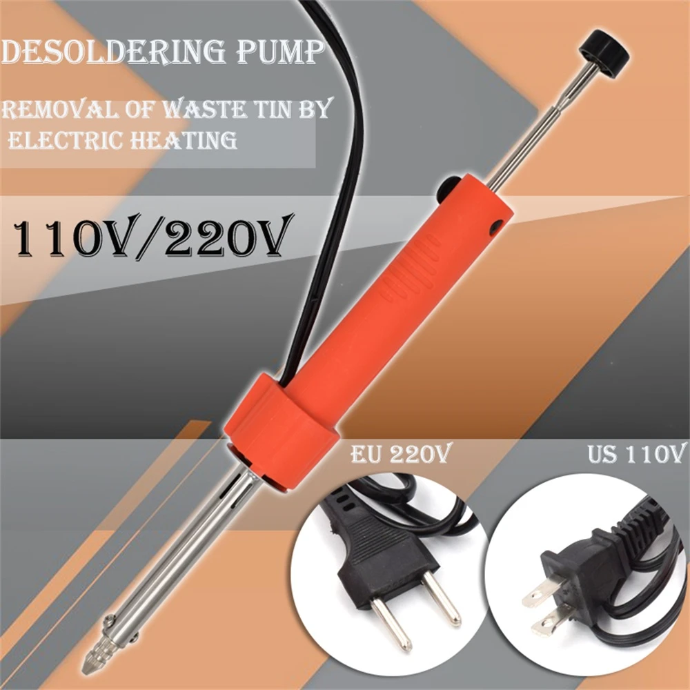 110V/220V 36W Electric Vacuum Solder Sucker Welding Desoldering Pump/Soldering Iron/Removal Solder Iron Pen Welding Repair Tool
110V/220V 36W Electric Vacuum Solder Sucker Welding Desoldering Pump/Soldering Iron/Removal Solder Iron Pen Welding Repair Tool
