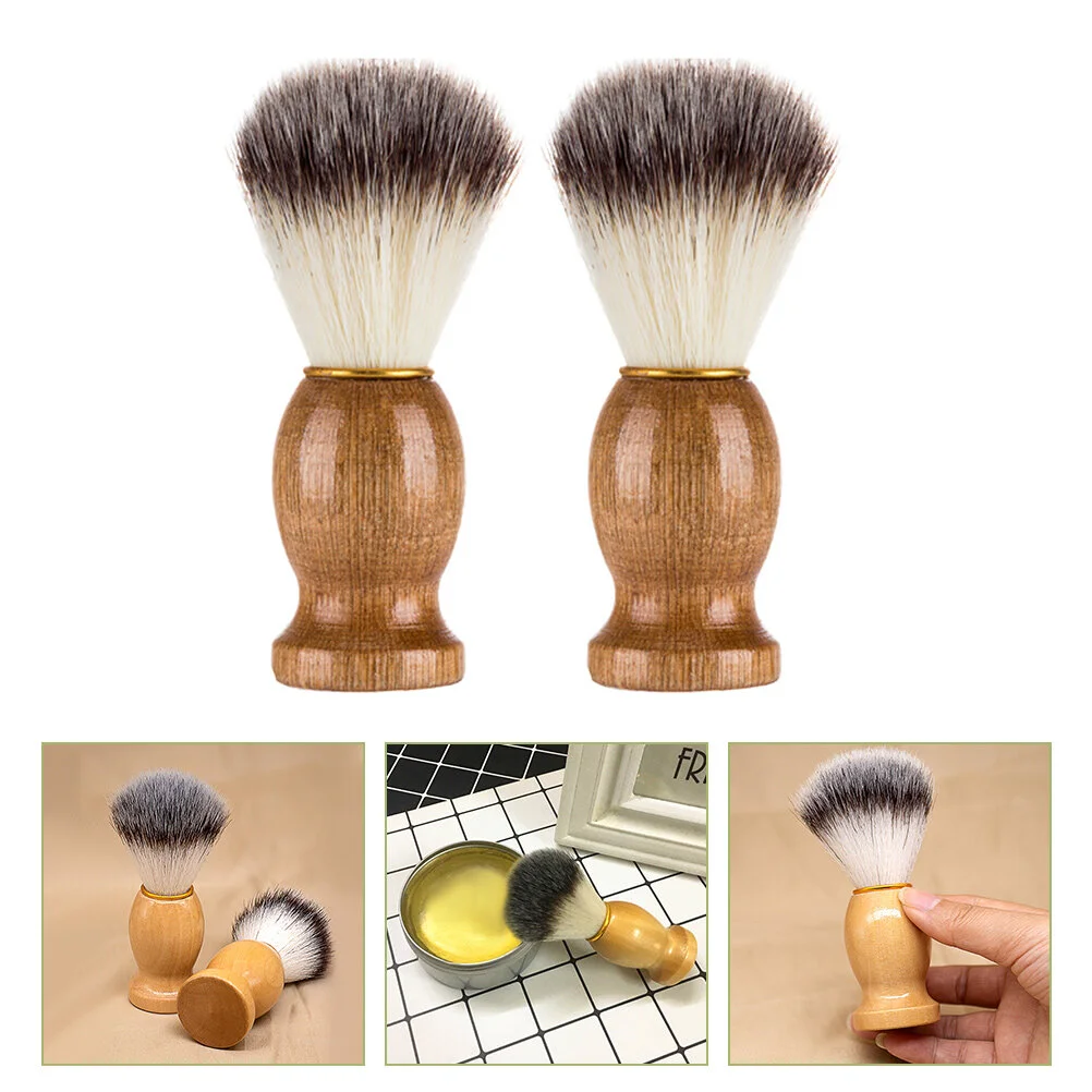 2 Pcs Duster Brush Barber Supplies Wood Handle Shave Shaving Brushes Men Beard Mens Accessories
2 Pcs Duster Brush Barber Supplies Wood Handle Shave Shaving Brushes Men Beard Mens Accessories