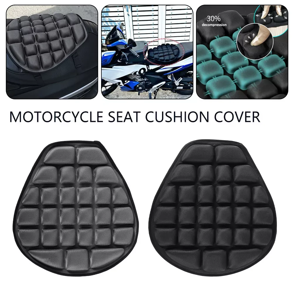 Seat Cover Air Pad Motorcycle Air Seat Cushion Cover Pressure Relief Protector for Cruiser Sport Touring Saddles
Seat Cover Air Pad Motorcycle Air Seat Cushion Cover Pressure Relief Protector for Cruiser Sport Touring Saddles
