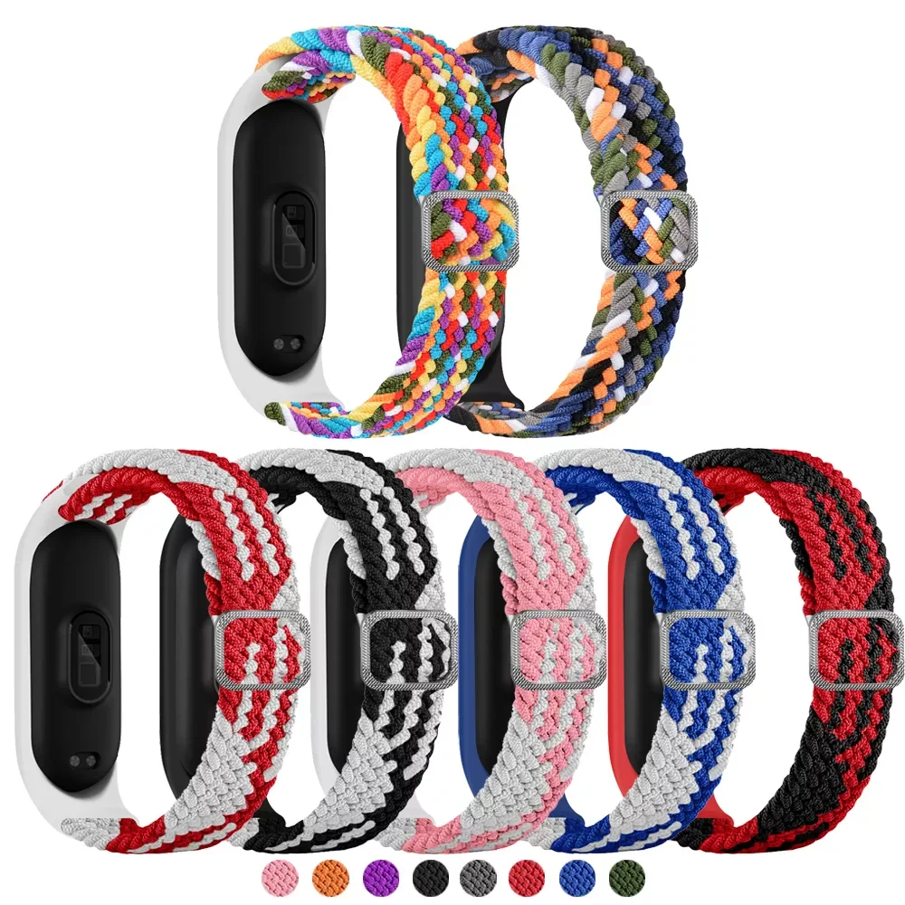 Bracelet For Mi band 6 Strap Elastic Adjustable Nylon Braided Miband4 Miband 5 Correa Wristband For Xiaomi Mi Band 4 3 5 6 Strap
Bracelet For Mi band 6 Strap Elastic Adjustable Nylon Braided Miband4 Miband 5 Correa Wristband For Xiaomi Mi Band 4 3 5 6 Strap