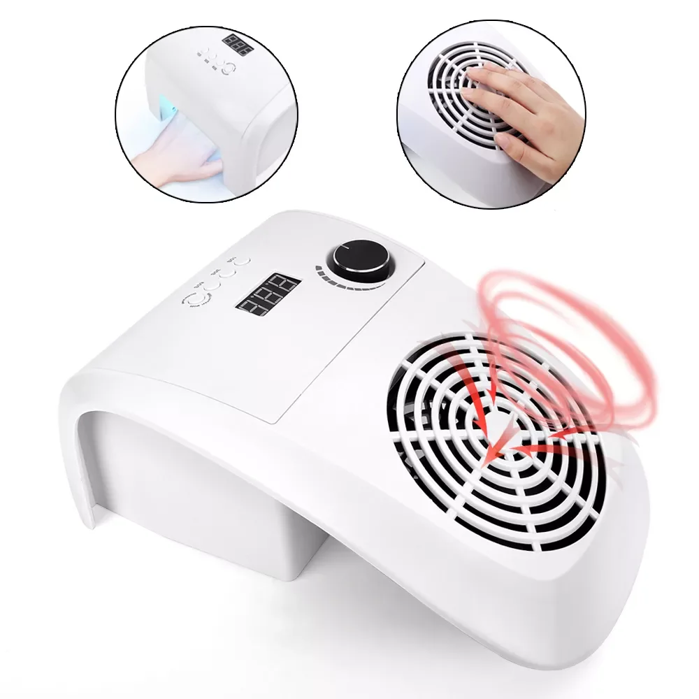 New 80W LED UV Lamp Light Nail Dryer Nail Dust Suction Collector Fan Nail Drill Polishing Vacuum Cleaner 2 In 1 Manicure Machine
New 80W LED UV Lamp Light Nail Dryer Nail Dust Suction Collector Fan Nail Drill Polishing Vacuum Cleaner 2 In 1 Manicure Machine