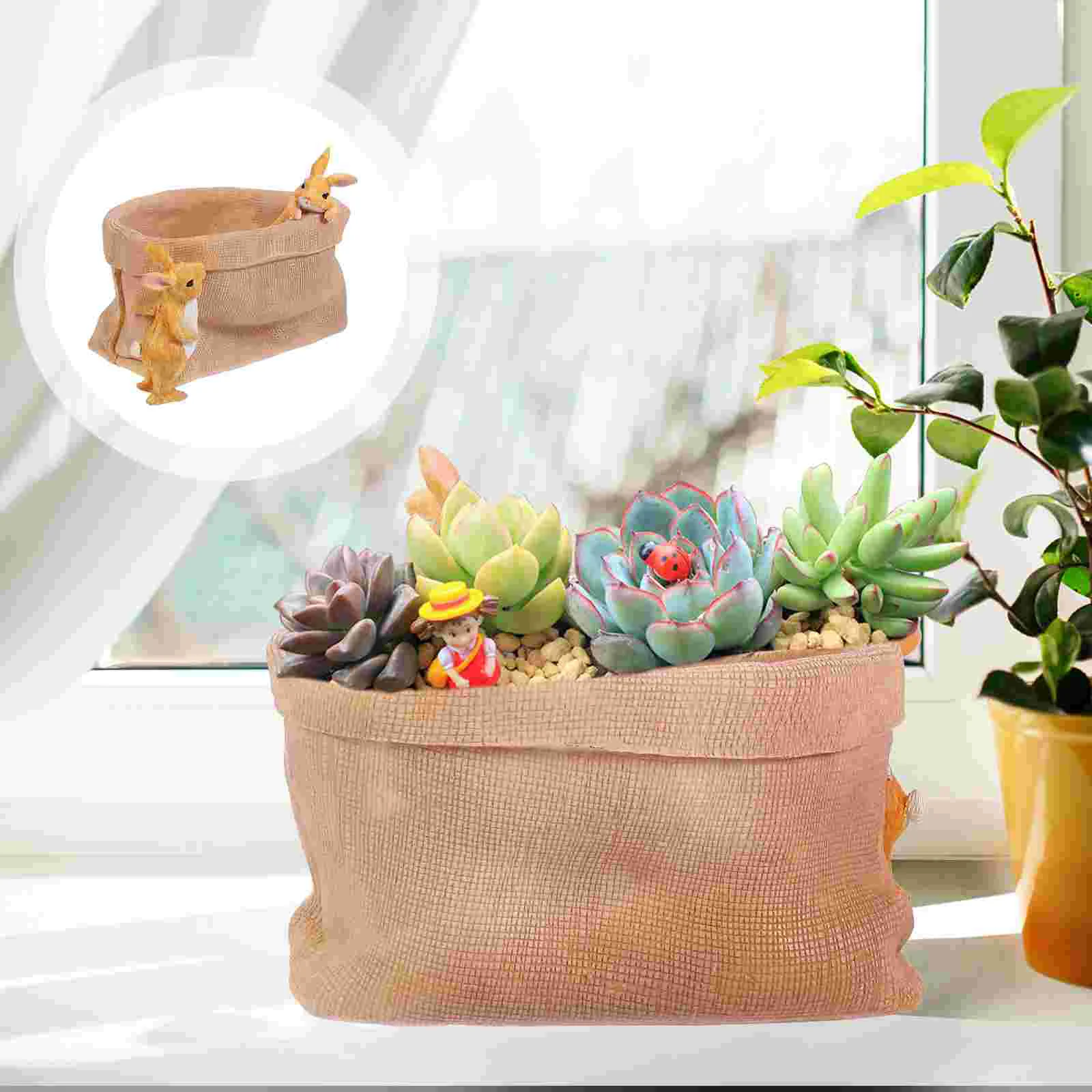 Planter Pot Pots Succulentbunny Small Rabbit Tray Holder Animal Bonsai Flowerkey Outdoor Figurinesfor Bowl Herb Creative Cup Pen
Planter Pot Pots Succulentbunny Small Rabbit Tray Holder Animal Bonsai Flowerkey Outdoor Figurinesfor Bowl Herb Creative Cup Pen