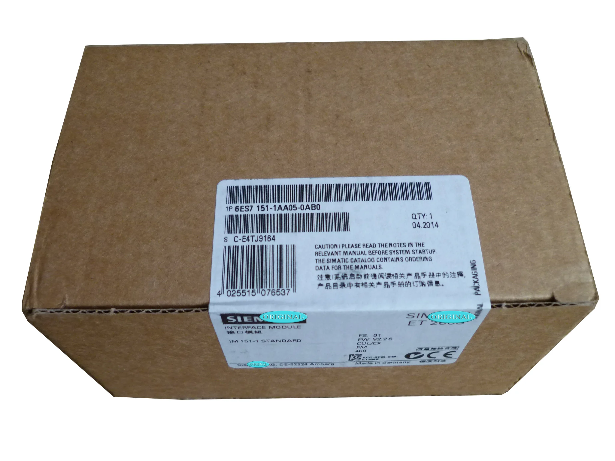 Новый оригинальный в коробке 6ES7 151-1AA05-0AB0 6ES7151-1AA05-0AB0 {склад} гарантия 1 год отправка в течение 24 часов
Новый оригинальный в коробке 6ES7 151-1AA05-0AB0 6ES7151-1AA05-0AB0 {склад} гарантия 1 год отправка в течение 24 часов