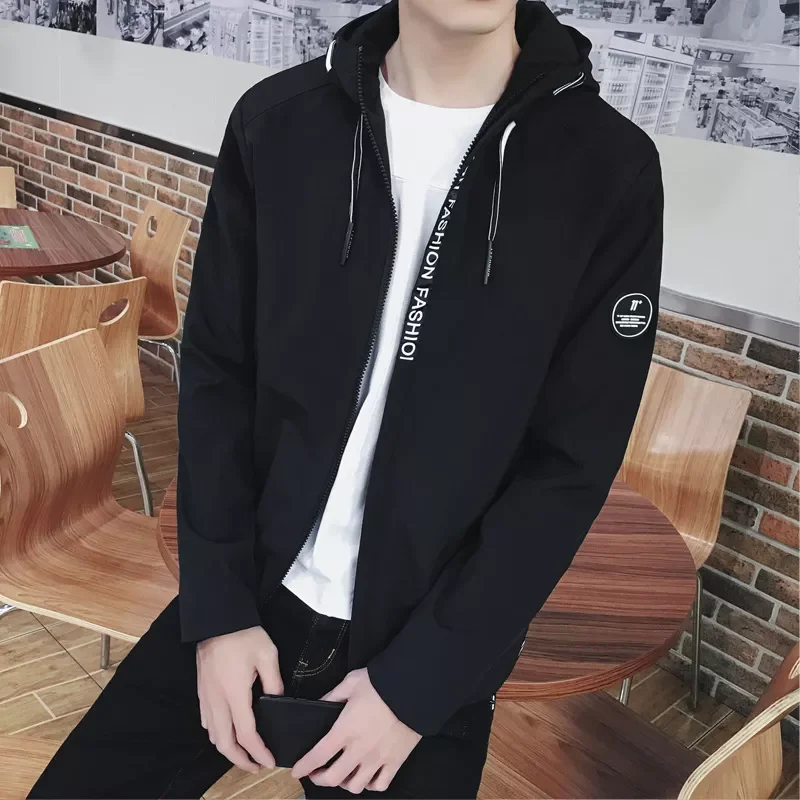 Men Jacket 2019 New Spring Autumn Bomber Hooded Zipper Jacket Men Casual Slim Stand Windbreaker Jacket Mens Jackets and Coats
Men Jacket 2019 New Spring Autumn Bomber Hooded Zipper Jacket Men Casual Slim Stand Windbreaker Jacket Mens Jackets and Coats