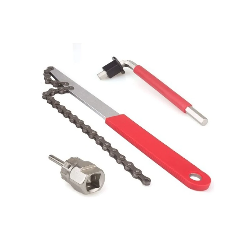 Cassette Removal Tool with Chain Whip And Auxiliary Wrench Sprocket Removal Tools Sprocket Remover
Cassette Removal Tool with Chain Whip And Auxiliary Wrench Sprocket Removal Tools Sprocket Remover