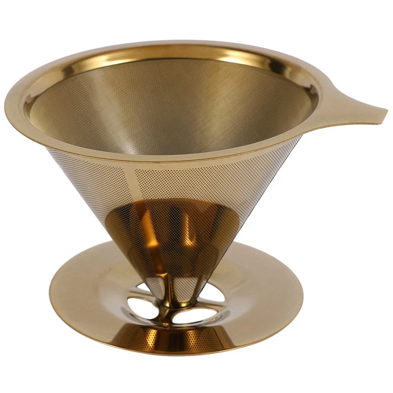 Double Wall Titanium Gold Pour Over Coffee Dripper Filter With Acacia Wooden Tray, Solid Wood Wooden Afternoon Tea Tray-FS-PHFU
Double Wall Titanium Gold Pour Over Coffee Dripper Filter With Acacia Wooden Tray, Solid Wood Wooden Afternoon Tea Tray-FS-PHFU