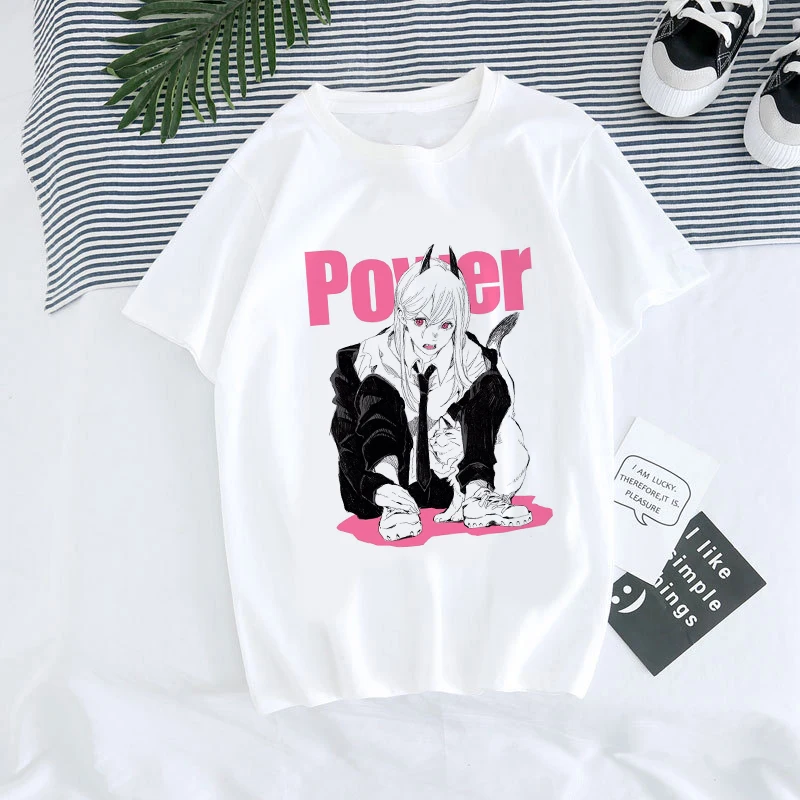 Japanese Anime Denji T-shirt women Chainsaw Man print T Shirt Funny Cartoon Streetwear Graphic Tees Female 90s y2k Clothes Tops
Japanese Anime Denji T-shirt women Chainsaw Man print T Shirt Funny Cartoon Streetwear Graphic Tees Female 90s y2k Clothes Tops