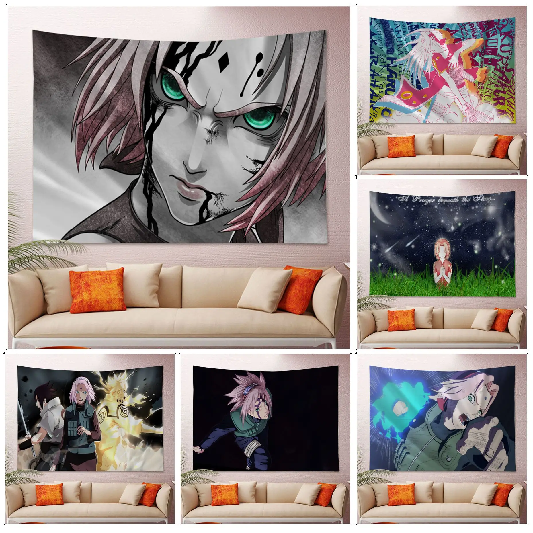 BANDAI Naruto Haruno Sakura DIY Wall Tapestry Bohemian Wall Tapestries Mandala Wall Art Decor
BANDAI Naruto Haruno Sakura DIY Wall Tapestry Bohemian Wall Tapestries Mandala Wall Art Decor