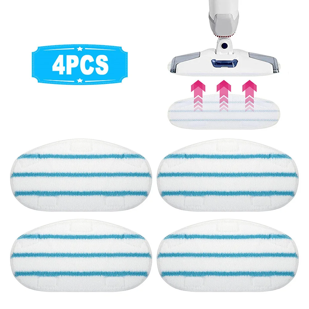 4Pcs Replacement Mop Pads For PurSteam ThermaPro 10-in-1 Steam Cleaner Microfiber Washed Accessories Household
4Pcs Replacement Mop Pads For PurSteam ThermaPro 10-in-1 Steam Cleaner Microfiber Washed Accessories Household