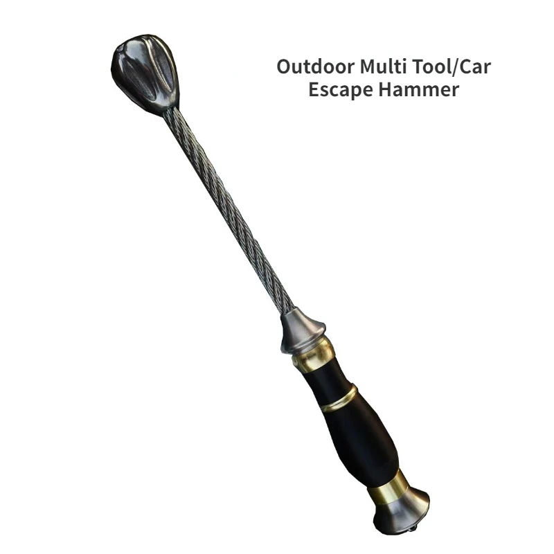 Outdoor Emergency Stainless Steel Hammer, Multi Tool, Car Window Breaker, Life-Saving Escape Hammer
Outdoor Emergency Stainless Steel Hammer, Multi Tool, Car Window Breaker, Life-Saving Escape Hammer