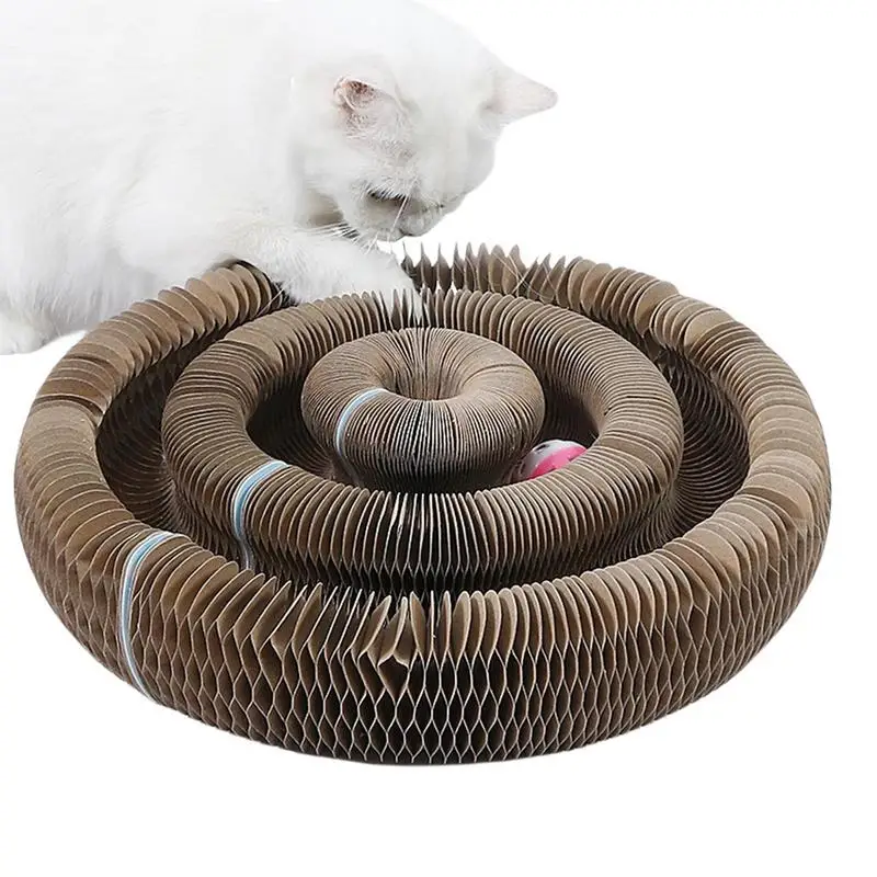 Magic Organ Cat Toy Cats Scratcher Scratch Board Round Corrugated Scratching Post Toys For Cats Grinding Claw Cat Accessories
Magic Organ Cat Toy Cats Scratcher Scratch Board Round Corrugated Scratching Post Toys For Cats Grinding Claw Cat Accessories