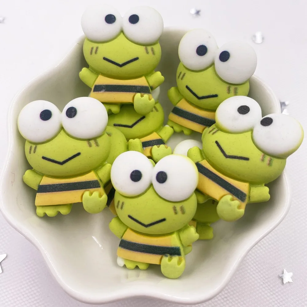 10PCS Resin Cartoon Big Frog Flatback Animal Cabochon Figurine Home Decor DIY Scrapbook Craft Key Chain Accessories OH8310
10PCS Resin Cartoon Big Frog Flatback Animal Cabochon Figurine Home Decor DIY Scrapbook Craft Key Chain Accessories OH8310