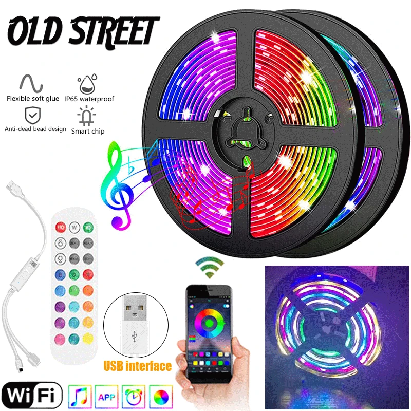 Светодиодная ленсветильник, USB, Bluetooth, RGB, 5 В, гибкая светодиодная лента для подсветильник Ки телевизора
Светодиодная ленсветильник, USB, Bluetooth, RGB, 5 В, гибкая светодиодная лента для подсветильник Ки телевизора