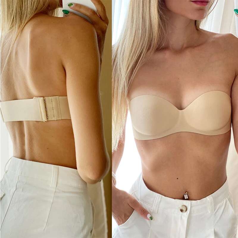 Women Fashion Sexy Lingerie Tube Top Strapless Bra Push Up Bra Strapless Underwear Seamless Sexy Solid Color Women Bralette
Women Fashion Sexy Lingerie Tube Top Strapless Bra Push Up Bra Strapless Underwear Seamless Sexy Solid Color Women Bralette