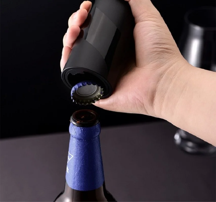 Portable Automatic Beer Opener Stainless Steel Push Down Bottle Opener Beer Soda Cap Opener Beer Bottle Opener Kitchen Accessori
Portable Automatic Beer Opener Stainless Steel Push Down Bottle Opener Beer Soda Cap Opener Beer Bottle Opener Kitchen Accessori