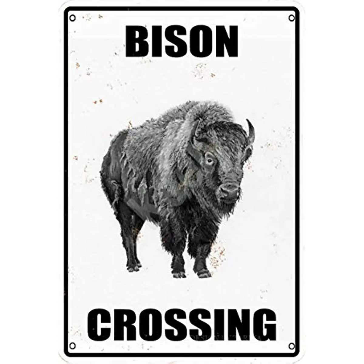 Bison Crossing Metal Vintage Tin Sign Wall Decoration 12x8 inches for House Room Cafe Bars Restaurants Pubs Man Cave Decorative
Bison Crossing Metal Vintage Tin Sign Wall Decoration 12x8 inches for House Room Cafe Bars Restaurants Pubs Man Cave Decorative