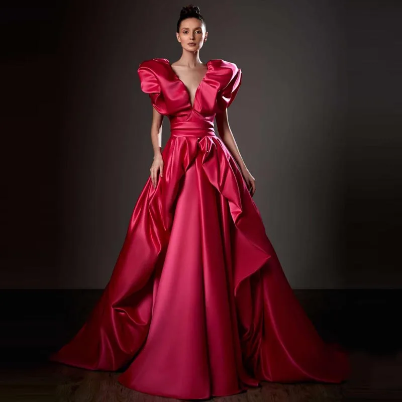 V-neck Ruffles Prom Dresses Layered Evening Dress Woman Custom Made Dress Women For Wedding Party Ever Pretty Free Shipping Gown
V-neck Ruffles Prom Dresses Layered Evening Dress Woman Custom Made Dress Women For Wedding Party Ever Pretty Free Shipping Gown