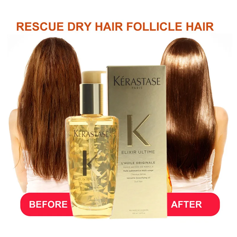 

Оригинальное эфирное масло KERASTASE для ухода за волосами, краска для поврежденных, мягкое, против высоких температур, восстанавливающее, уход за волосами, соединительное масло для кормления, 100 мл