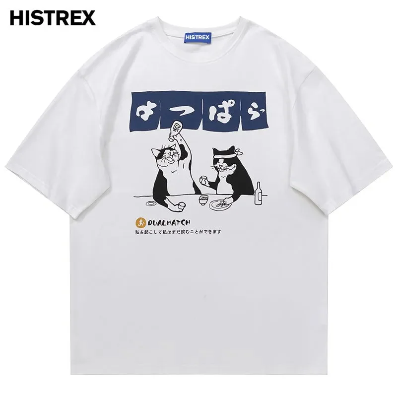2023 Harajuku Men Tshirt,Japanese Graphic Fun Cat Cotton T-Shirt,Summer Fashion Hip Hop Tee Shirts,New Cartoon Casual Thick Tops
2023 Harajuku Men Tshirt,Japanese Graphic Fun Cat Cotton T-Shirt,Summer Fashion Hip Hop Tee Shirts,New Cartoon Casual Thick Tops