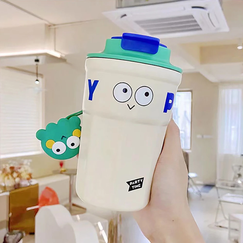 YCONTIME Cute Cartoon Coffee Cup Keep Warm&Cold Stainless Steel Insulated Cup Portable Car Office Thermos Water Bottle For Girl
YCONTIME Cute Cartoon Coffee Cup Keep Warm&Cold Stainless Steel Insulated Cup Portable Car Office Thermos Water Bottle For Girl