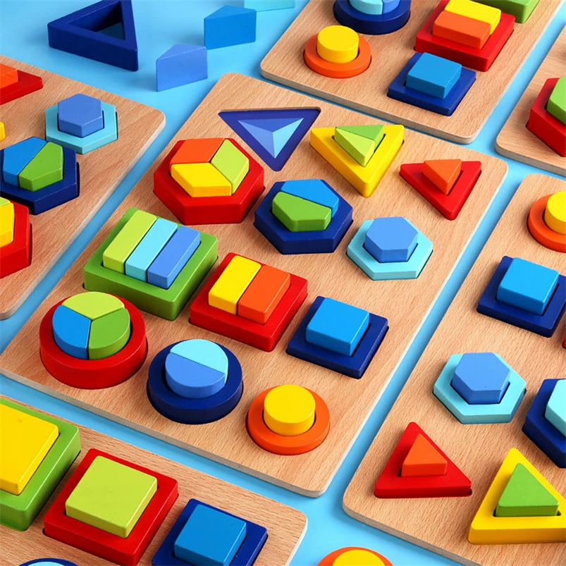 Montessori Wooden Sensory Toys Geometric Shape Matching Board Educational Toys For Children Teaching Aid Christmas Gift D86Y
Montessori Wooden Sensory Toys Geometric Shape Matching Board Educational Toys For Children Teaching Aid Christmas Gift D86Y