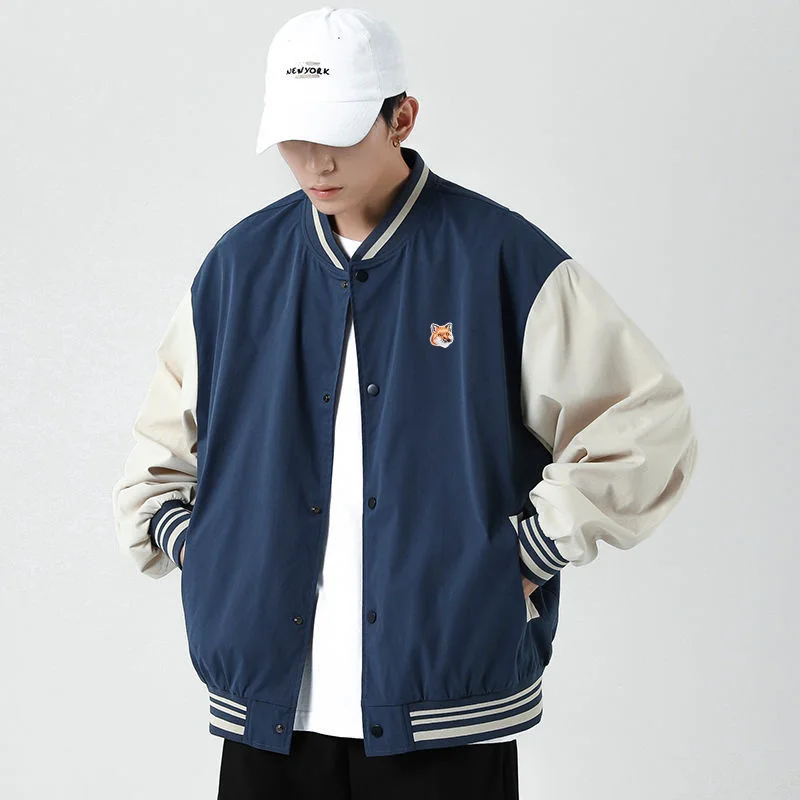 2022 New Luxury Brand Fox Embroidery Men's Jacket Loose Baseball Jersey Street Fashion Bomber Jacket Autumn Men's Tops Coat
2022 New Luxury Brand Fox Embroidery Men's Jacket Loose Baseball Jersey Street Fashion Bomber Jacket Autumn Men's Tops Coat