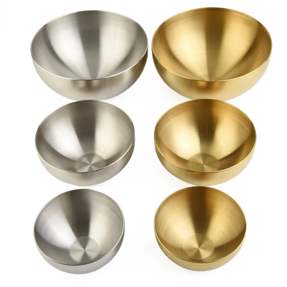 12/15/20cm Stainless Steel Fruit Salad Bowls Soup Rice Noodle Ramen Bowl Kitchen Tableware Utensils Food Container Mixing Bowls
12/15/20cm Stainless Steel Fruit Salad Bowls Soup Rice Noodle Ramen Bowl Kitchen Tableware Utensils Food Container Mixing Bowls
