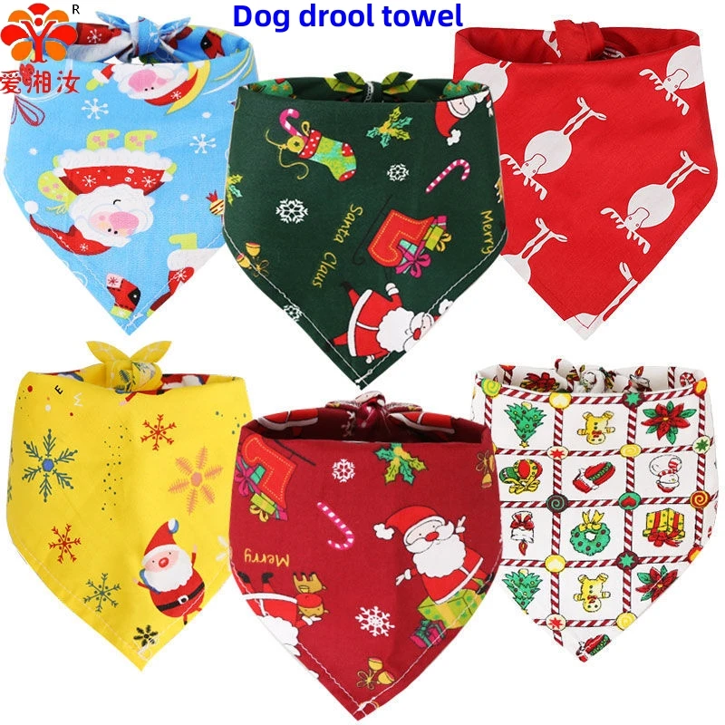 Pet Dog Cat Christmas Cotton Printing Pet Dress Triangle Saliva Towel Bib Dog Hair Accessories Bandana Dog Grooming Accessories
Pet Dog Cat Christmas Cotton Printing Pet Dress Triangle Saliva Towel Bib Dog Hair Accessories Bandana Dog Grooming Accessories