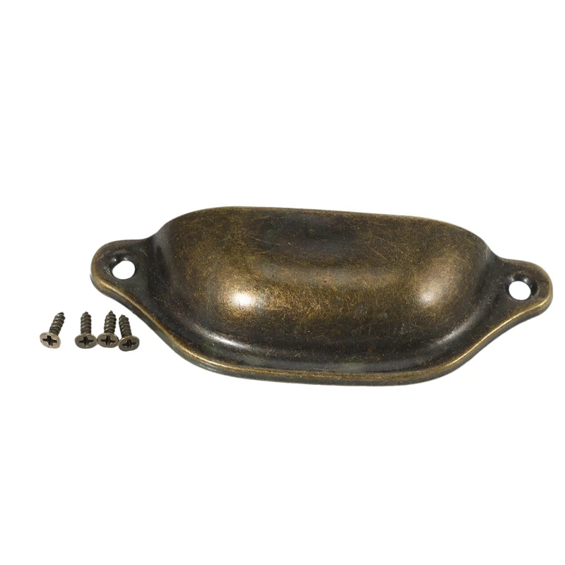 60Pcs Vintage Drawer Door Cabinet Iron Shell Cup Handle Cupboard Knob 9.7Cmx3.5Cm
60Pcs Vintage Drawer Door Cabinet Iron Shell Cup Handle Cupboard Knob 9.7Cmx3.5Cm