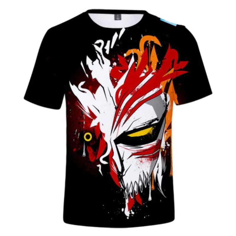 Grim Reaper Bleach T Shirt for Men 3D Anime Kurosaki Ichigo Printed T-Shirt Harajuku Fashion Womens Clothing Kids Short Sleeve
Grim Reaper Bleach T Shirt for Men 3D Anime Kurosaki Ichigo Printed T-Shirt Harajuku Fashion Womens Clothing Kids Short Sleeve