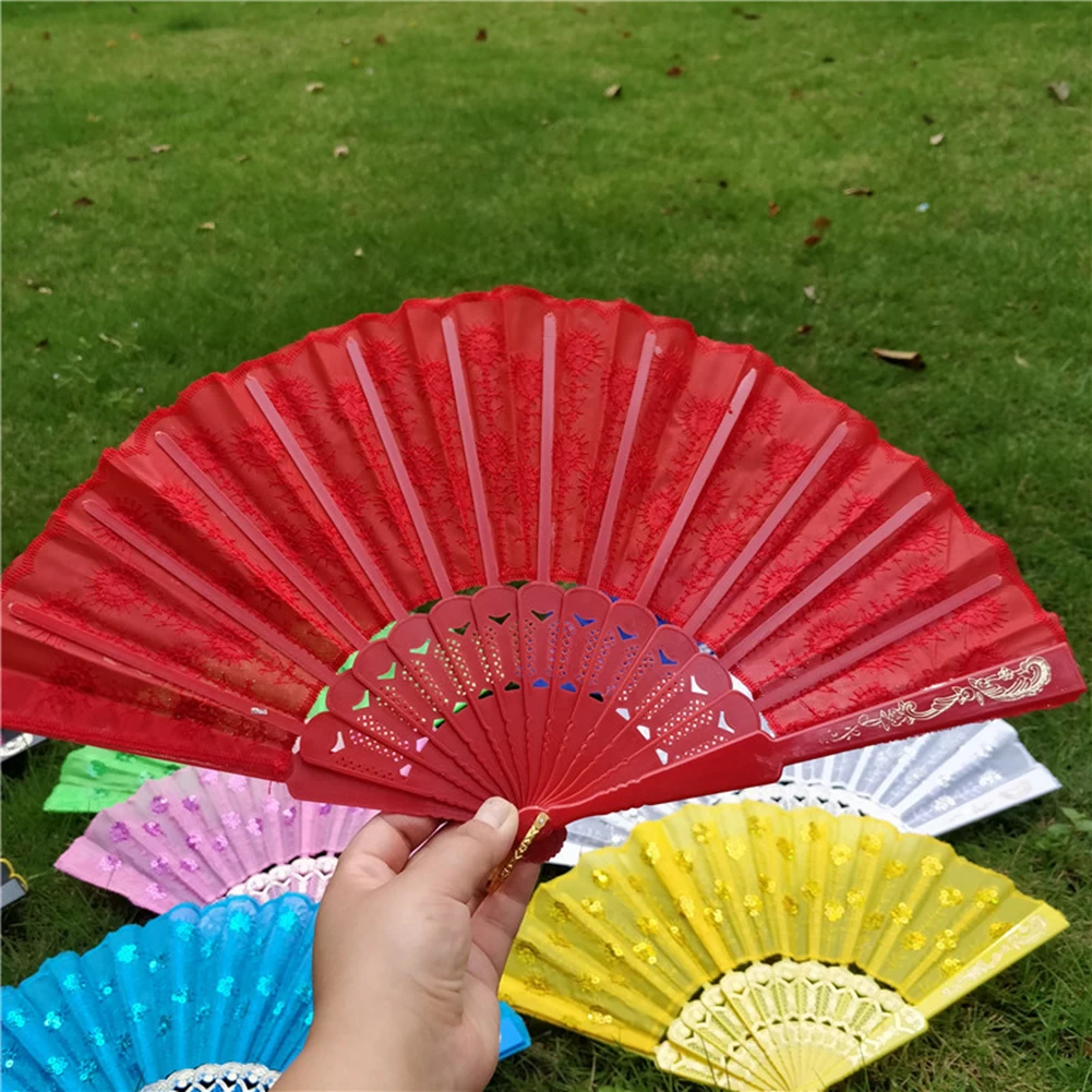 Fan Folding Fan Flower Dance Folding Decoration Hand Held FAN Multicolor Party Plastic Satin Silk High Quality
Fan Folding Fan Flower Dance Folding Decoration Hand Held FAN Multicolor Party Plastic Satin Silk High Quality