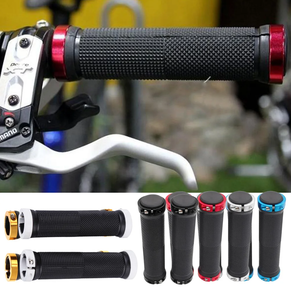 MTB Bicycle Handle Bar Grips Double Lock On Mountain Road Folding Bike Cycle Anti-slip Shock Absorption Soft Handle Bar Grip
MTB Bicycle Handle Bar Grips Double Lock On Mountain Road Folding Bike Cycle Anti-slip Shock Absorption Soft Handle Bar Grip
