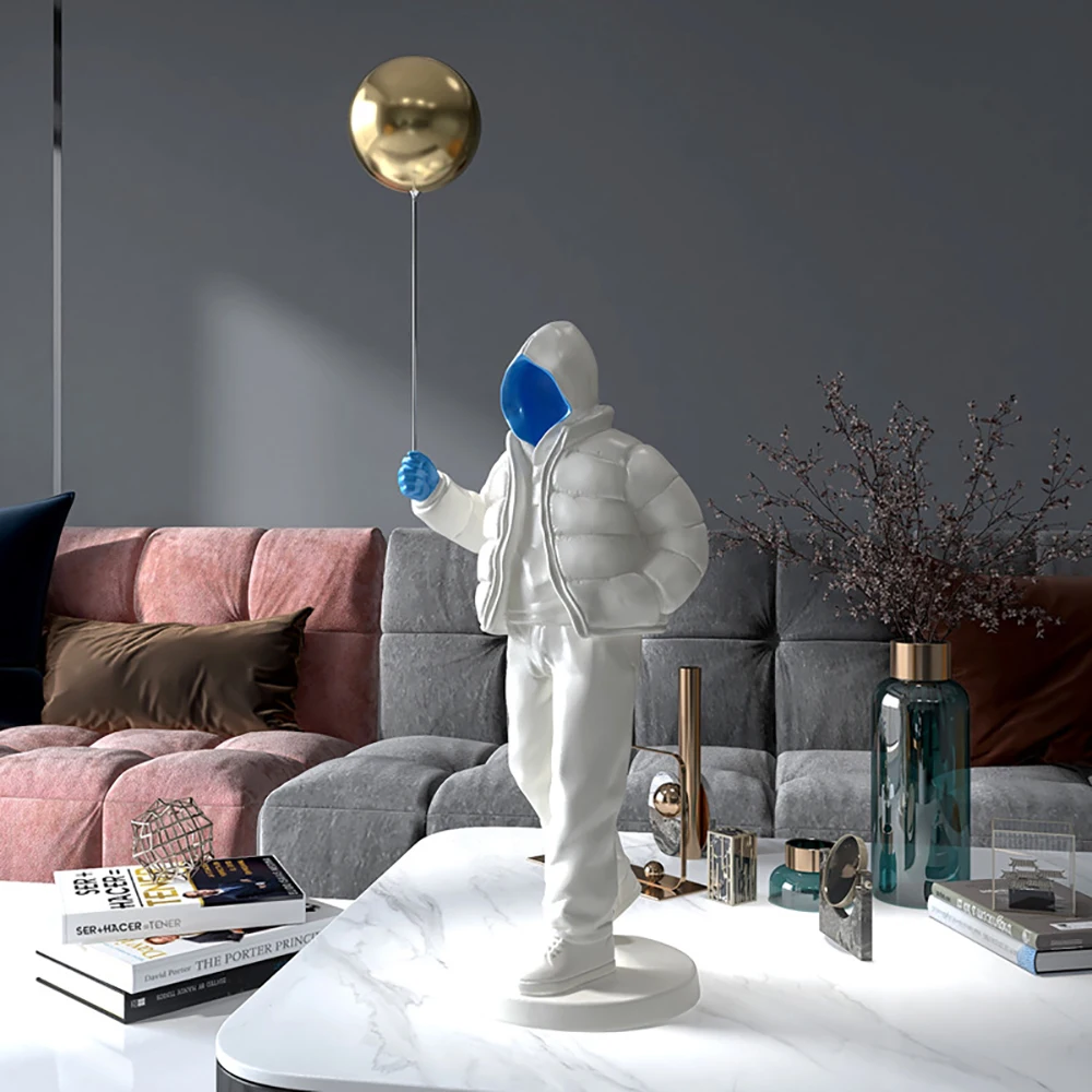 Home Decor Statue Originality Balloon Boy Floor Figure Statue Large Landing Living Room Decor Sculpture Figurine
Home Decor Statue Originality Balloon Boy Floor Figure Statue Large Landing Living Room Decor Sculpture Figurine