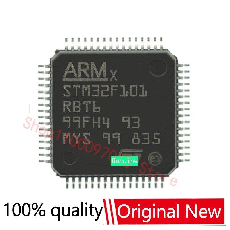 STM32F101RBT6 STM32F101 STM32F Series 128 kB Flash 16 kB RAM ARM Based 32-Bit Microcontroller - LQFP-64
STM32F101RBT6 STM32F101 STM32F Series 128 kB Flash 16 kB RAM ARM Based 32-Bit Microcontroller - LQFP-64