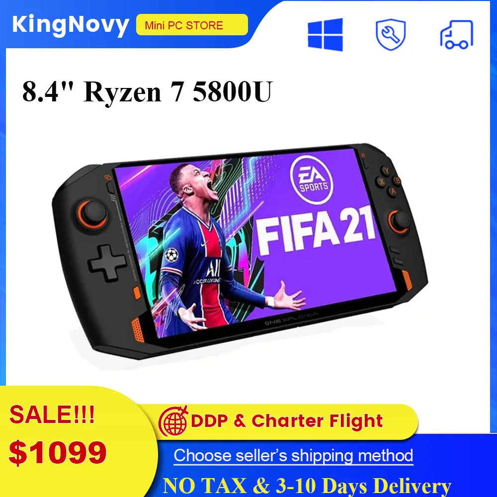 AMD Ryzen 7 5800U OnexPlayer 8.4Inch Video Game Console PC Switch Cyberpunk Intel i7 1195G7 16G/2T Playstation Windows 11 WiFi6
AMD Ryzen 7 5800U OnexPlayer 8.4Inch Video Game Console PC Switch Cyberpunk Intel i7 1195G7 16G/2T Playstation Windows 11 WiFi6