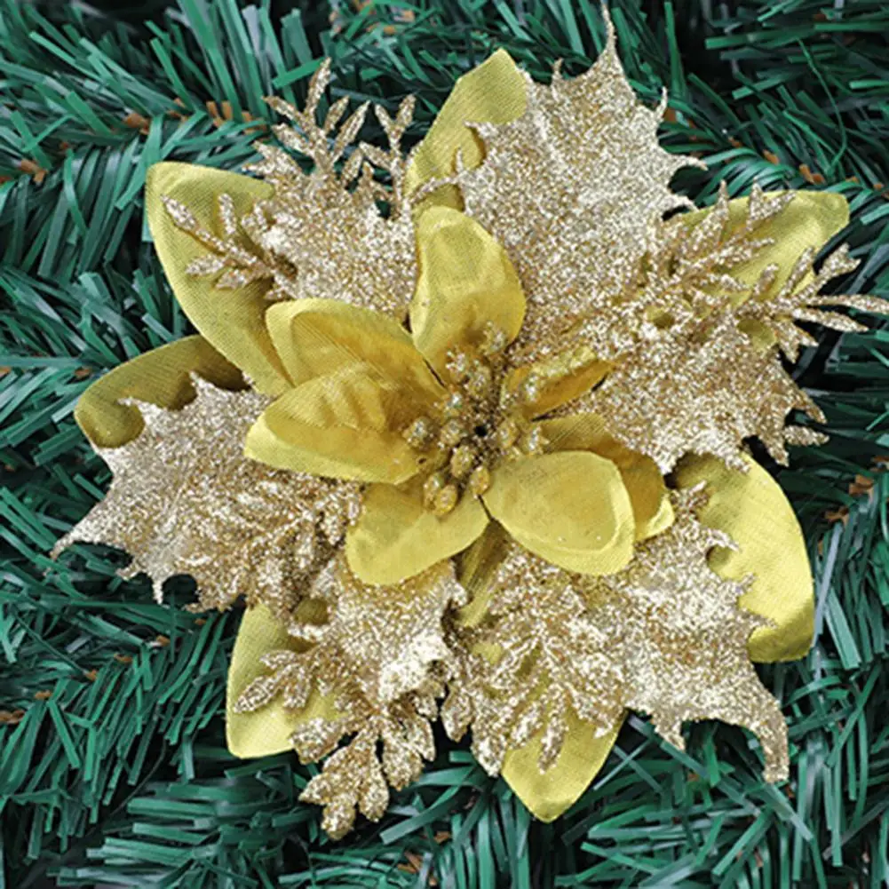 Практичный искусственный цветок искусственный Рождественский цветок прекрасное качество изготовления праздничный реквизит