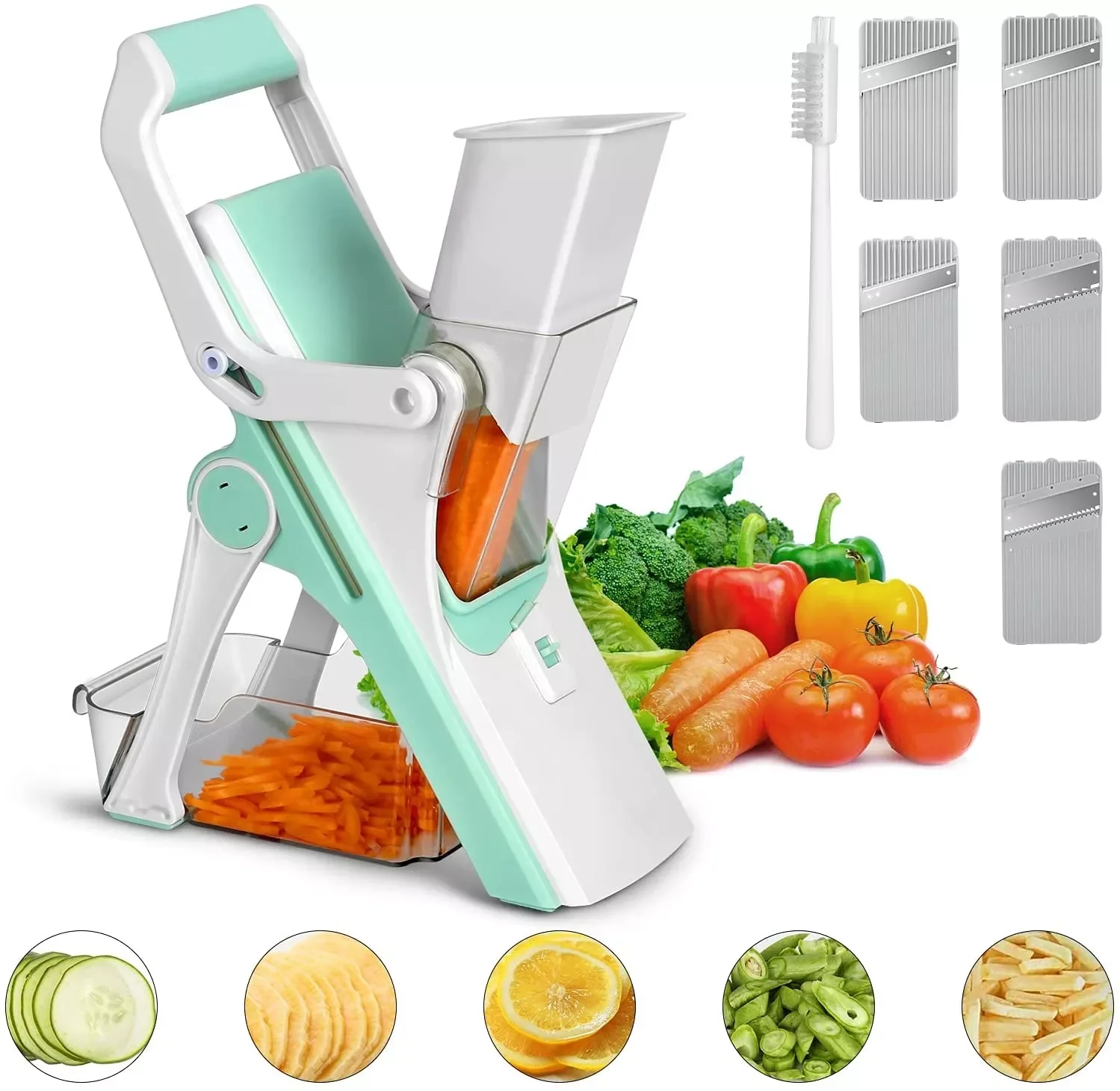 Safety Slicer Mandolin Manual Chopper Vegetable Cutter Fruit French Fries Meat Garlic Masher Kitchen Accessories Kuchnia
Safety Slicer Mandolin Manual Chopper Vegetable Cutter Fruit French Fries Meat Garlic Masher Kitchen Accessories Kuchnia