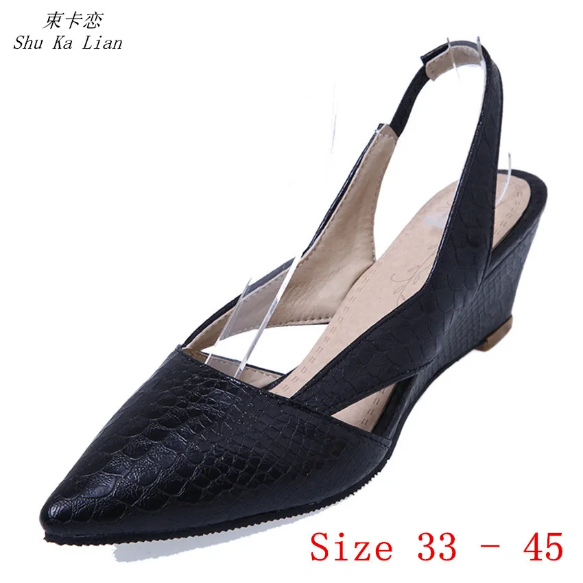 Wedges Women Shoes High Heels Women Wedge Casual High Heel Shoes Ladies Small Plus Size 33 - 40 41 42 43 44 45
Wedges Women Shoes High Heels Women Wedge Casual High Heel Shoes Ladies Small Plus Size 33 - 40 41 42 43 44 45
