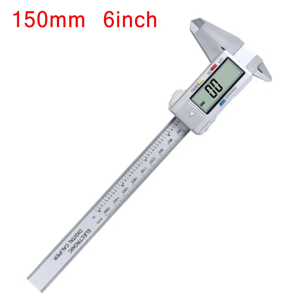 150mm 6-inch Digital Caliper Vernier Micrometer Electronic Ruler Gauge Meter Originally Designed Replacement Accessories
150mm 6-inch Digital Caliper Vernier Micrometer Electronic Ruler Gauge Meter Originally Designed Replacement Accessories