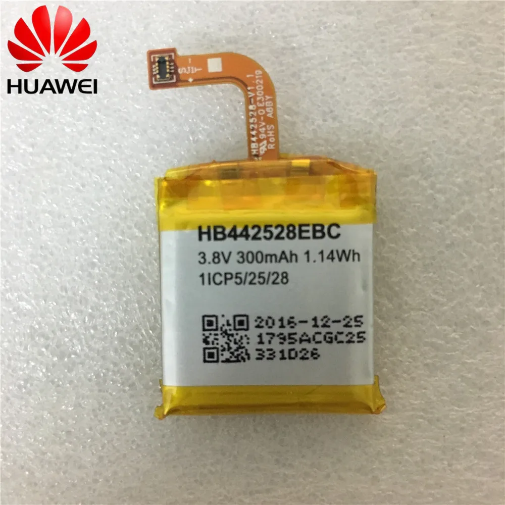 Аккумулятор для HUAWEI Watch 1 Watch1 литий-полимерный перезаряжаемый сменный аккумулятор HB442528EBC 1ICP5/25/28 3,8 в 300 мАч
Аккумулятор для HUAWEI Watch 1 Watch1 литий-полимерный перезаряжаемый сменный аккумулятор HB442528EBC 1ICP5/25/28 3,8 в 300 мАч