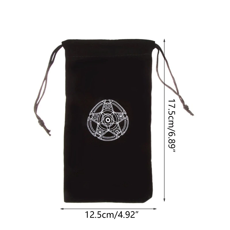 Tarots Pad Six-Pointed Star Pattern Astrolabe Witch Divination Pendulum Divination Tablecloth Prop Board Game Velvet Bag
Tarots Pad Six-Pointed Star Pattern Astrolabe Witch Divination Pendulum Divination Tablecloth Prop Board Game Velvet Bag