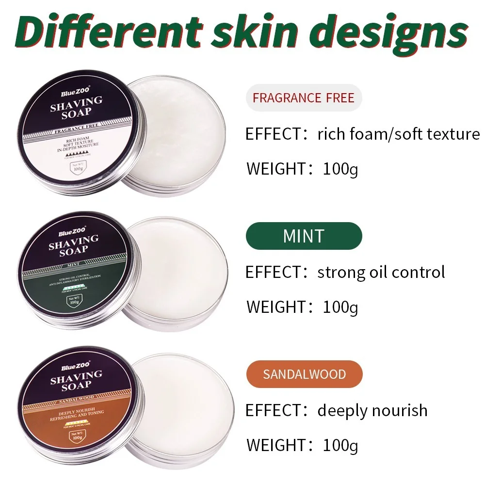 100g Li-corice Extract Men Beard Shaving Handmade Soap Cream Foaming Lather For Razor Barber Salon Face Cleaning Tool
100g Li-corice Extract Men Beard Shaving Handmade Soap Cream Foaming Lather For Razor Barber Salon Face Cleaning Tool