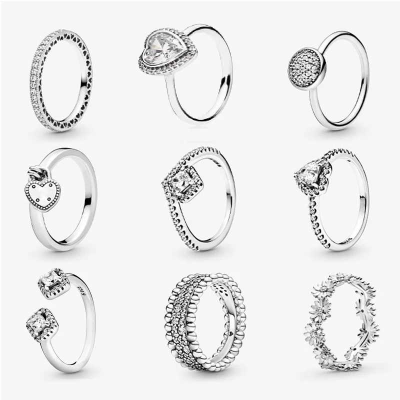 LR Heart Lock Daisy PAN silver Ring Or Women Men Zirconia Wedding Ring Valentine's Day Gift 2022 Korean Fashion
LR Heart Lock Daisy PAN silver Ring Or Women Men Zirconia Wedding Ring Valentine's Day Gift 2022 Korean Fashion